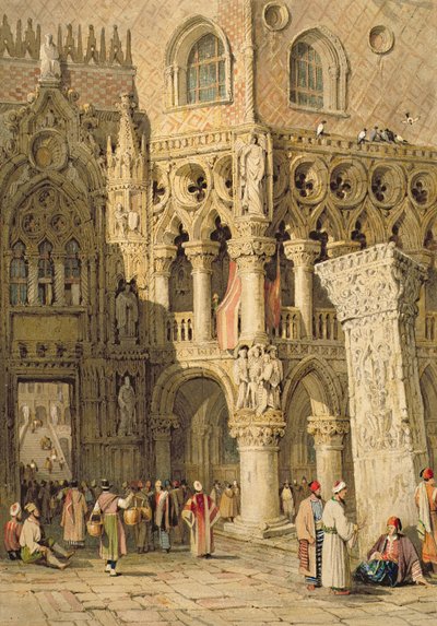 Der Dogenpalast, Venedig von Samuel Prout